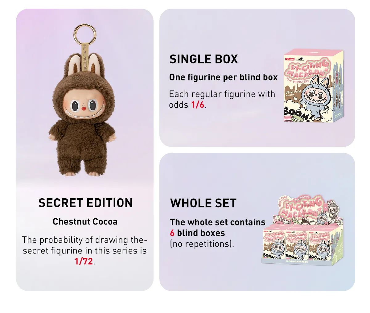 Labubu The Monsters Exciting Macaron